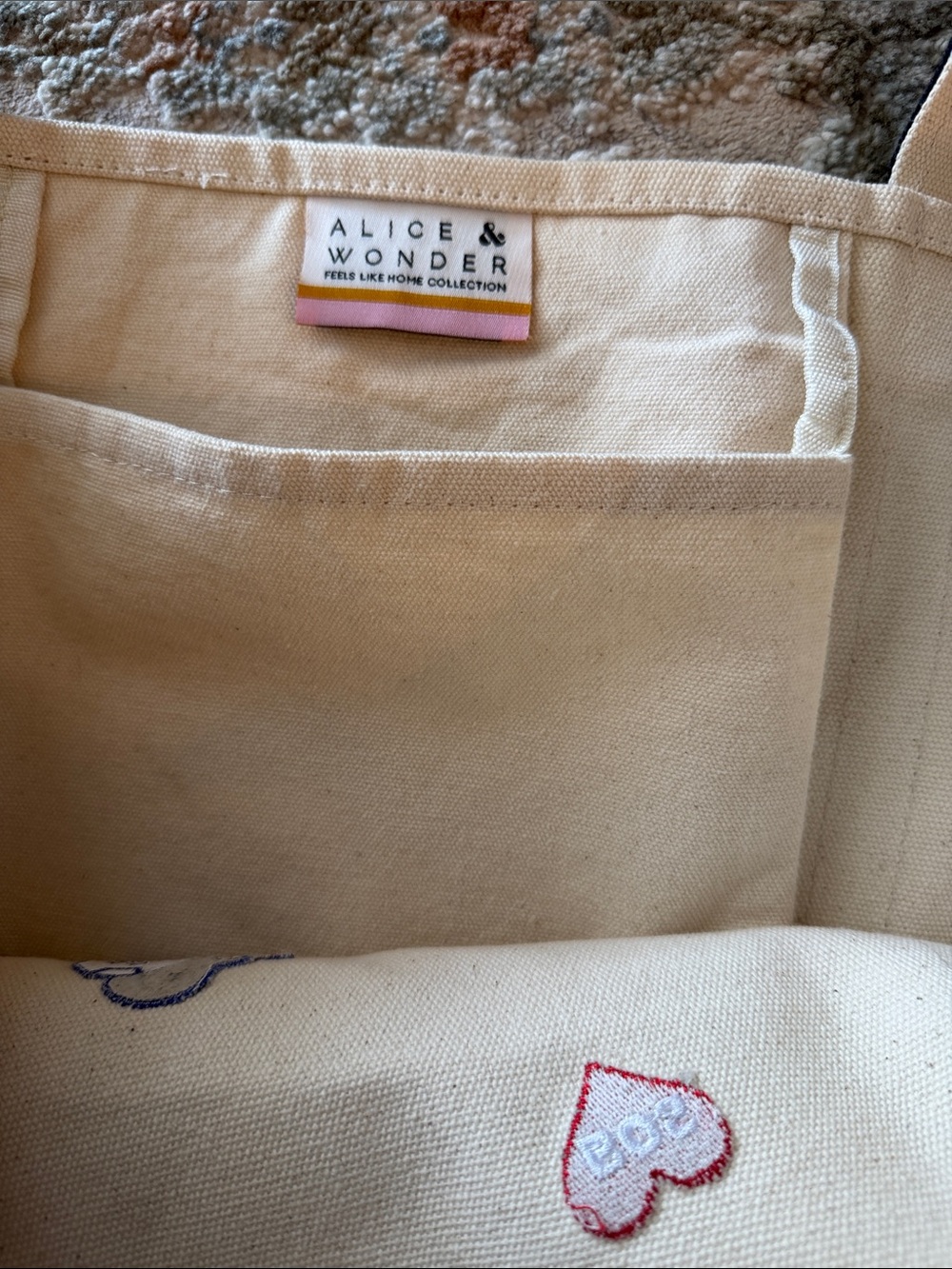 Boston Tote Bag! Alice & Wonder - Picture 7 of 8